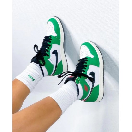 Nike Air Jordan 1 High Lucky Green DB4612-300 Lucky Green/White-Sail-Black