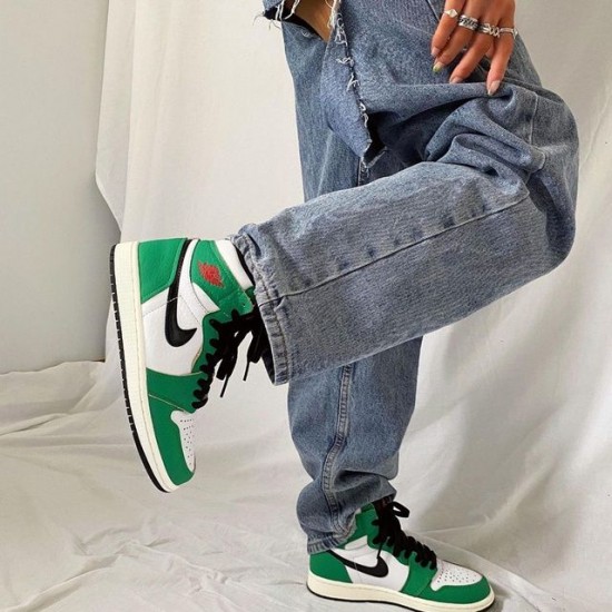 Nike Air Jordan 1 High Lucky Green DB4612-300 Lucky Green/White-Sail-Black