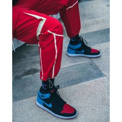 Nike Air Jordan 1 High Og Unc To Chicago CD0461-046 Dark Powder Blue/Gym Red-Black-White 