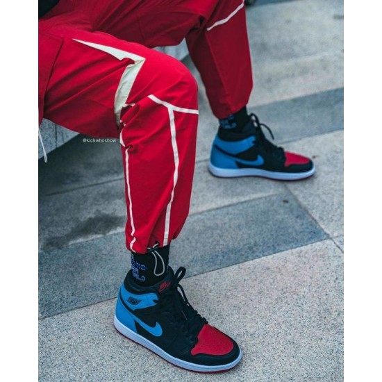 Nike Air Jordan 1 High Og Unc To Chicago CD0461-046 Dark Powder Blue/Gym Red-Black-White