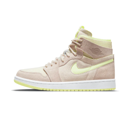 Nike Air Jordan 1 High Zoom Air Cmft Lemon Twist CT0979-200 White/Fossil-Lemon Twist-White 