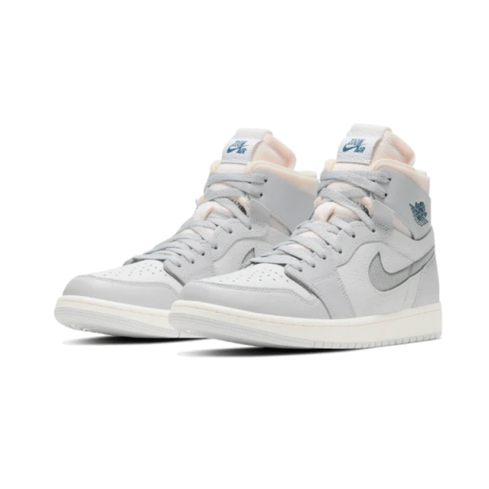 Nike Air Jordan 1 High Zoom Air Cmft London Gray DH4268-001 Photondust/Lightsmokegray-Grayfog