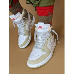 Nike Air Jordan 1 High Zoom Air Cmft Olive Aura CT0979-102 White/Grayheather-Olive/Aura-Khaki