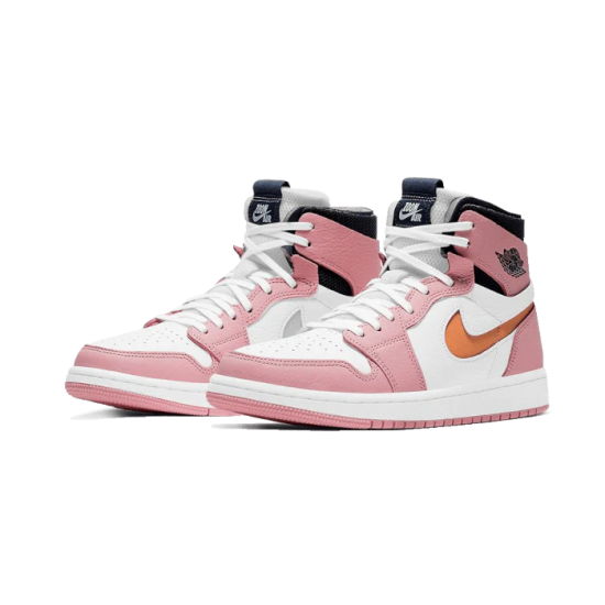 Nike Air Jordan 1 High Zoom Air Cmft Pink Glaze CT0979-601 Pink Glaze/Cactuse Flower-White-Sail