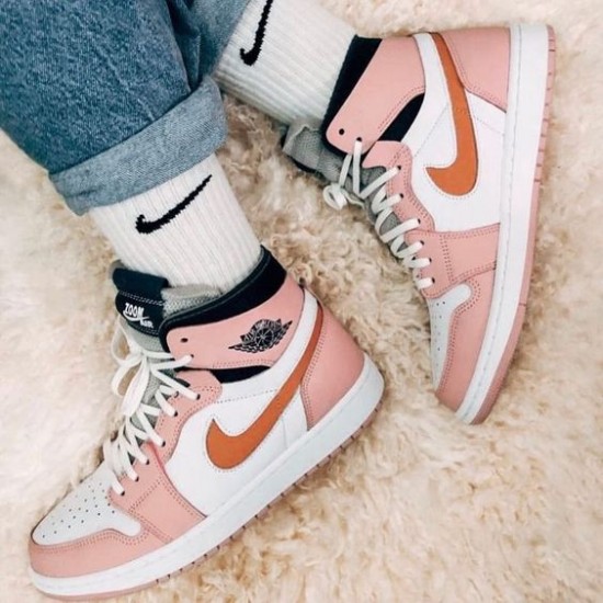 Nike Air Jordan 1 High Zoom Air Cmft Pink Glaze CT0979-601 Pink Glaze/Cactuse Flower-White-Sail