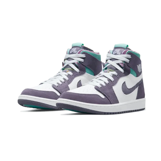 Nike Air Jordan 1 High Zoom Air Cmft Tropical Twist CT0978-150 White/Daybreak-Tropical Twist