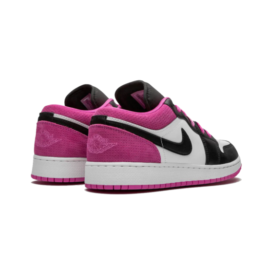 Nike Air Jordan 1 Low Black Active Fuchsia CK3022-005 Black/Black-On Fushsia