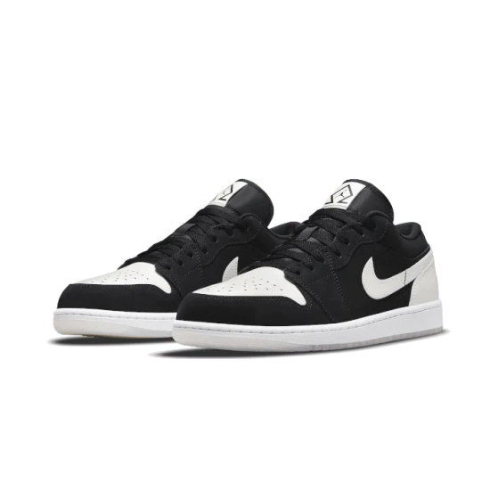 Nike Air Jordan 1 Low Black White Diamond DH6931-001 Black/White