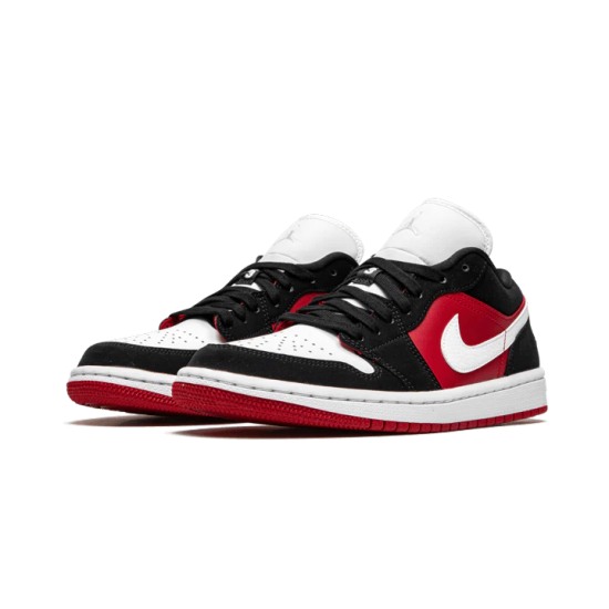 Nike Air Jordan 1 Low Black White Gym Red DC0774-016 Black/White-Gymred