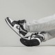 Nike Air Jordan 1 Low Black White Particle Gray 553558-040 Black/Particlegray-White