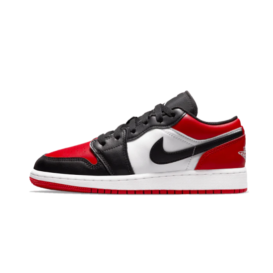 Nike Air Jordan 1 Low Bred Toe (2021) 553560-612/553558-612 Red/Black/White