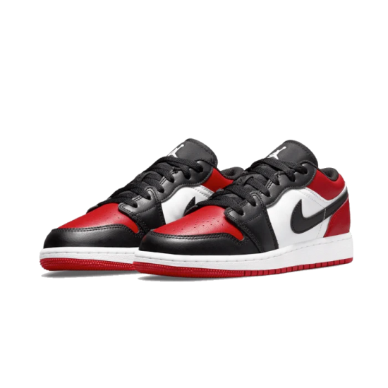 Nike Air Jordan 1 Low Bred Toe (2021) 553560-612/553558-612 Red/Black/White