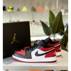 Nike Air Jordan 1 Low Bred Toe (2021) 553560-612/553558-612 Red/Black/White 