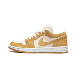 Nike Air Jordan 1 Low Corduroy DH7820-700 Corduroy/Quartzorange/White