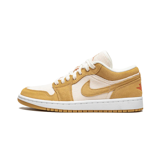 Nike Air Jordan 1 Low Corduroy DH7820-700 Corduroy/Quartzorange/White