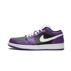 Nike Air Jordan 1 Low Court Purple Black 553560-501/553558-501 Courtpurple/Black-White