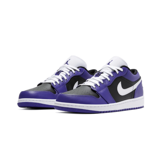 Nike Air Jordan 1 Low Court Purple Black 553560-501/553558-501 Courtpurple/Black-White