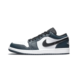 Nike Air Jordan 1 Low Dark Teal 553558-411 White/Dark Teal-Black 