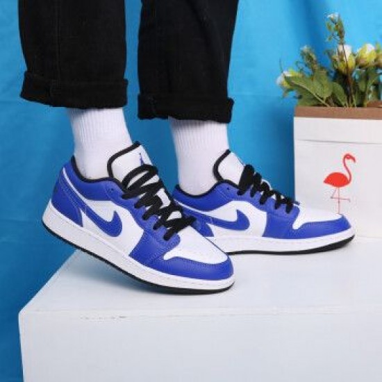 Nike Air Jordan 1 Low Game Royal 553558-124 White/Black-Royalgame