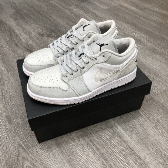 Nike Air Jordan 1 Low Grey Camo DC9036-100 White/Black-Neutral Gray Expiry