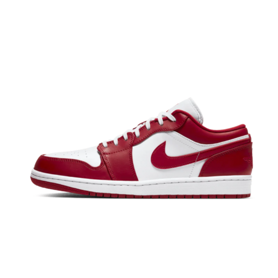 Nike Air Jordan 1 Low Gym Red White 553558-611 Gymred/Gymred-White