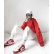 Nike Air Jordan 1 Low Gym Red White 553558-611 Gymred/Gymred-White