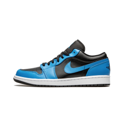 Nike Air Jordan 1 Low Laser Blue Black 553558-410 Laserblue/Black-White