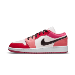 Nike Air Jordan 1 Low Pink Red 553560-162 Pink/Pink-White-Black 