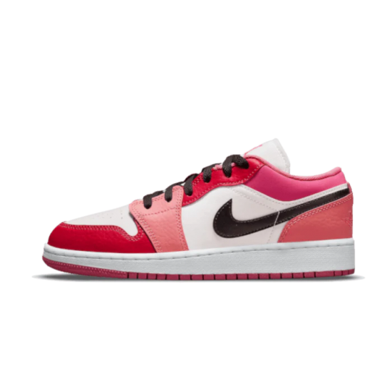 Nike Air Jordan 1 Low Pink Red 553560-162 Pink/Pink-White-Black