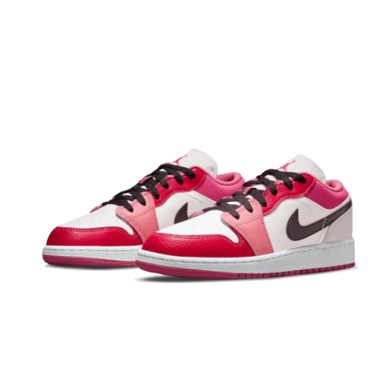 Nike Air Jordan 1 Low Pink Red 553560-162 Pink/Pink-White-Black