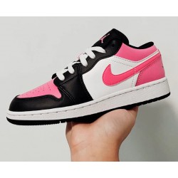 Nike Air Jordan 1 Low Pinksicle 554723-106 White/Pinksicle-Black 