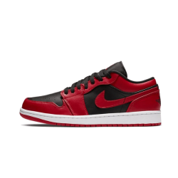 Nike Air Jordan 1 Low Reverse Bred 553558-606 Redgym/Gymblack-Red-White