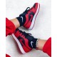 Nike Air Jordan 1 Low Reverse Bred 553558-606 Redgym/Gymblack-Red-White