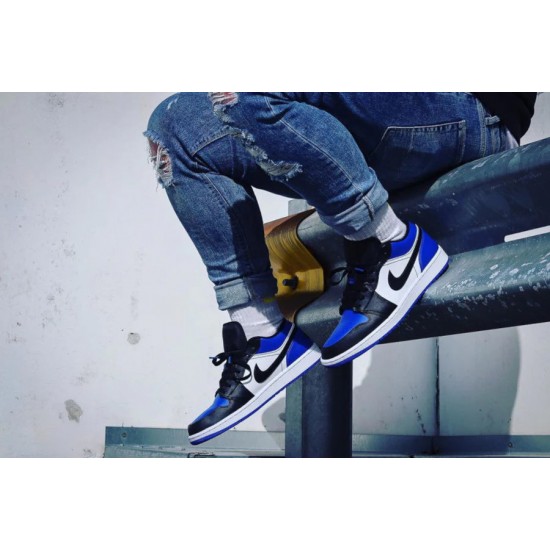 Nike Air Jordan 1 Low Royal Toe CQ9446-400 Sportroyal/White-Black