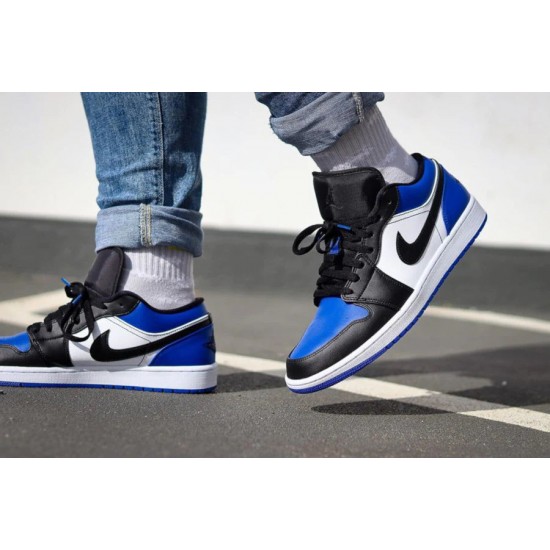 Nike Air Jordan 1 Low Royal Toe CQ9446-400 Sportroyal/White-Black