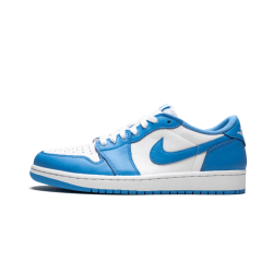 Nike Air Jordan 1 Low Sb Unc CJ7891-401 Dark Powder Blue/Dark Powder Blue-White