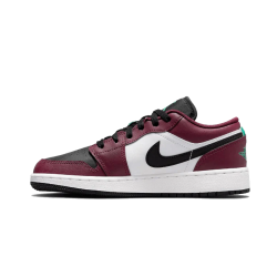 Nike Air Jordan 1 Low Se Dark Beetroot Black Roma Green DM0589-635 Dark Beetroot/Black/Roma Green 