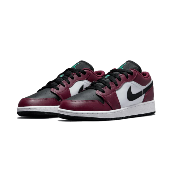 Nike Air Jordan 1 Low Se Dark Beetroot Black Roma Green DM0589-635 Dark Beetroot/Black/Roma Green