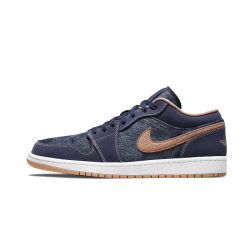 Nike Air Jordan 1 Low Se Denim DH1259-400 Midnightnavy/Universityred/White