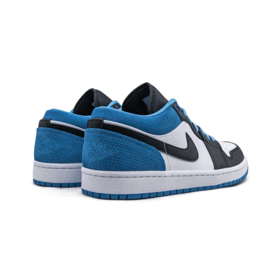 Nike Air Jordan 1 Low Se Laser Blue CK3022-004 Black/Black-Laser Blue-White