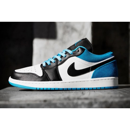 Nike Air Jordan 1 Low Se Laser Blue CK3022-004 Black/Black-Laser Blue-White