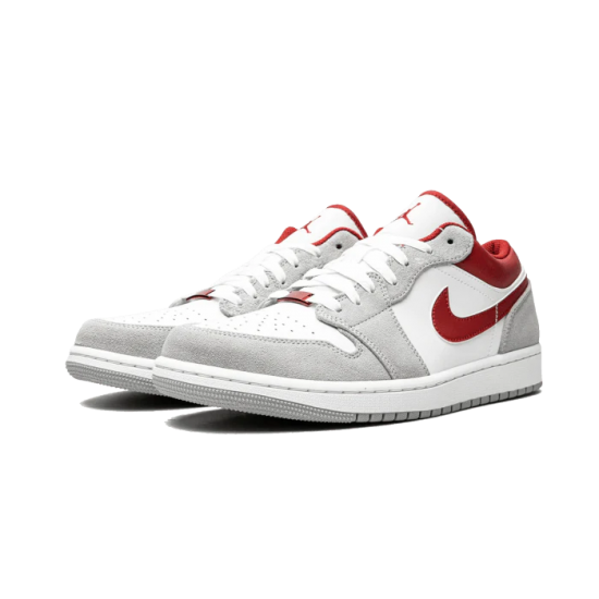 Nike Air Jordan 1 Low Se Light Smoke Grey Gym Red DC6991-016 Light Smoke Grey/White/Gym Red