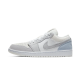 Nike Air Jordan 1 Low Sky Grey Paris CV3043-100 White/Skygray-Footballgray