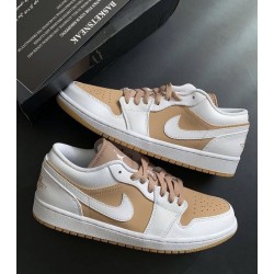 Nike Air Jordan 1 Low Tan Gum DN6999-100 White/Tan Gum 