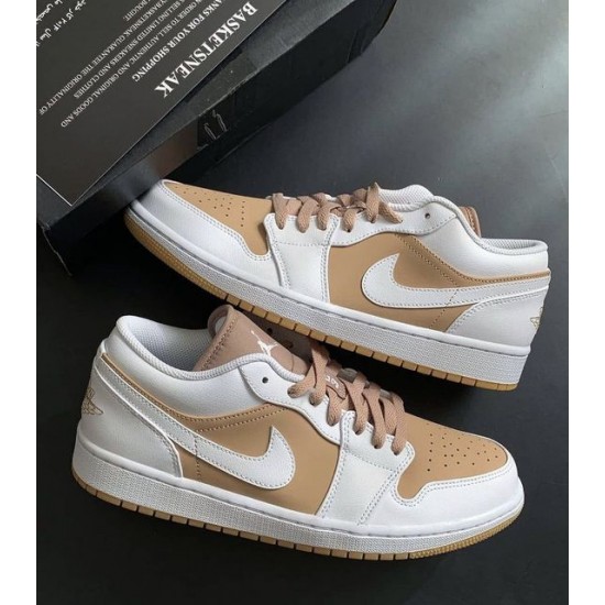 Nike Air Jordan 1 Low Tan Gum DN6999-100 White/Tan Gum