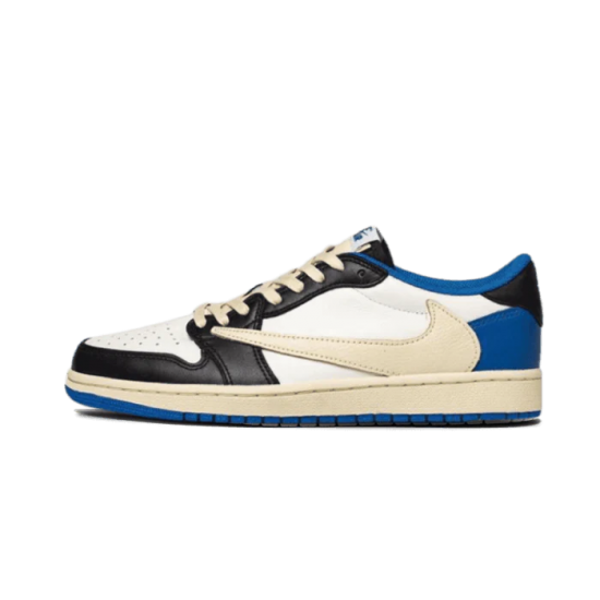 Nike Air Jordan 1 Low Travis Scott Fragment DM7866-140 Sail/Black/Militaryblue