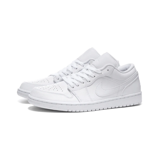 Nike Air Jordan 1 Low Triple White 553558-130 White/White/White