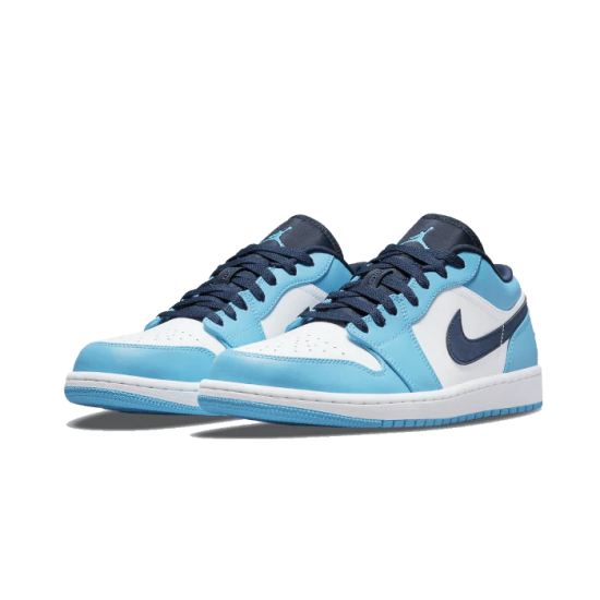 Nike Air Jordan 1 Low Unc (2021) 553558-144 University Blue/White/Navy