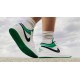 Nike Air Jordan 1 Low White Lucky Green Black 553558-129 White/Lucky Green-Black