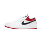 Nike Air Jordan 1 Low White University Red Black 553558-118 White/University Red-Black